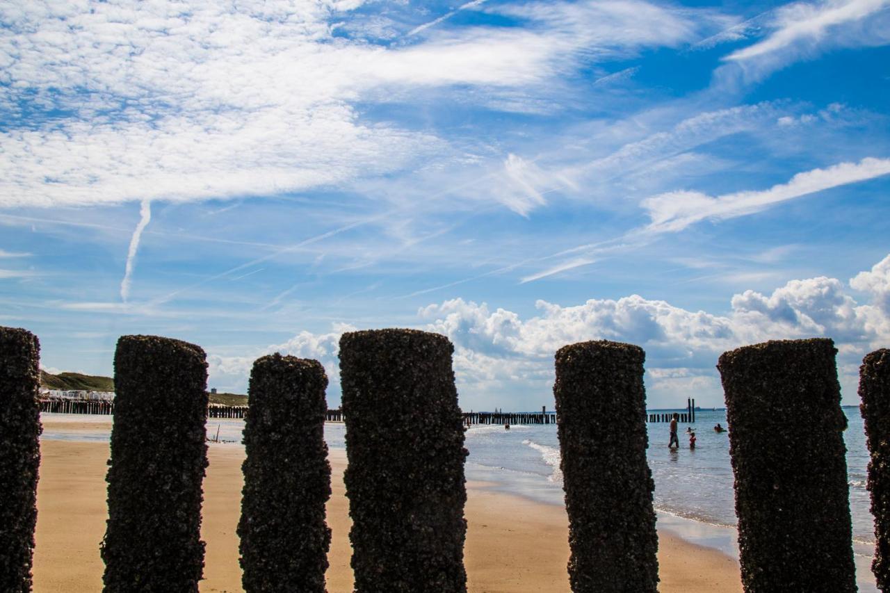 Luxe Kamer Aan Zee Zoutelande Eksteriør bilde
